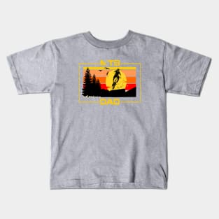 MTB Papa / Biking Dad Vintage Kids T-Shirt